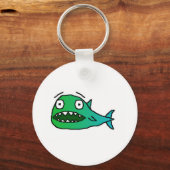 Der Bitey Fish Schlüsselanhänger (Vorderseite)