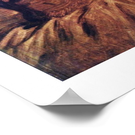 Der Bittertrunk von Adriaen Brouwer Poster (Ecke)