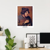 Der Bittertrunk von Adriaen Brouwer Poster (Heimbüro)