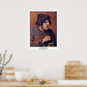 Der Bittertrunk von Adriaen Brouwer Poster (Küche)