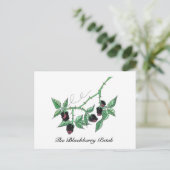 Der BlackBerry Patch...Postcard Postkarte (Stehend Vorderseite)