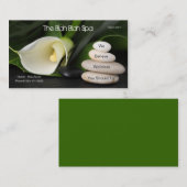 Der Blah Blah Wellness-Center - (nicht ein Visitenkarte (Vorne/Hinten)