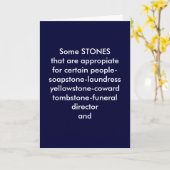 DER BLARNEY STONE FÜR IHREN 50. GEBURTSTAG KARTE (Gelbe Blume)