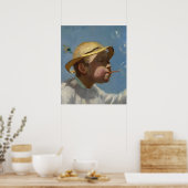 Der Blasenjunge von Paul Peel Poster (Küche)