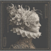 Der blasse Herrscher — Gothic Fine Art Aufkleber (Vorderseite)