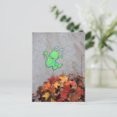 der Blattstiefel Postkarte (Stehend Vorderseite)