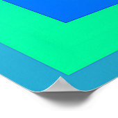 Der blaue Apotheker Jar Poster (Ecke)