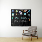 Der Blaue Astronaut Weltraum Hintergrund Wandteppich (Beispiel (Horizontal))