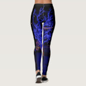 Der blaue Baum Leggings (Rückseite)