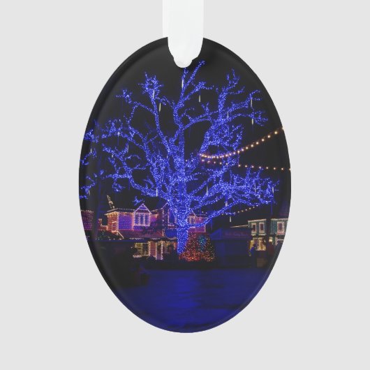 Der blaue Baum Ornament (Vorderseite)