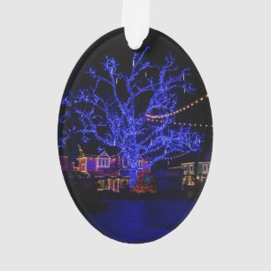Der blaue Baum Ornament