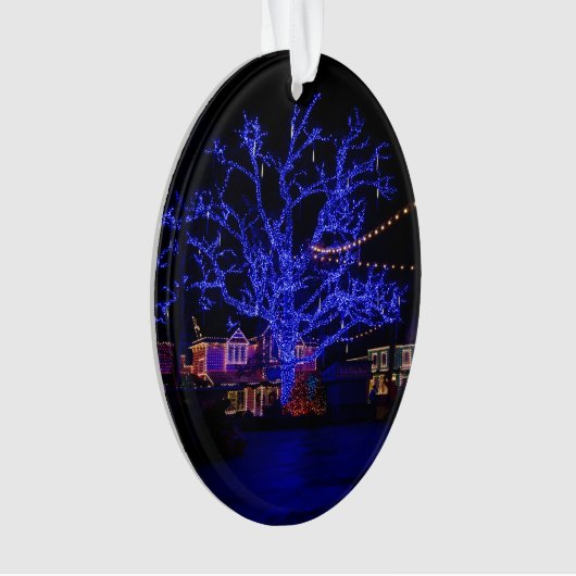 Der blaue Baum Ornament (Vorderseite)