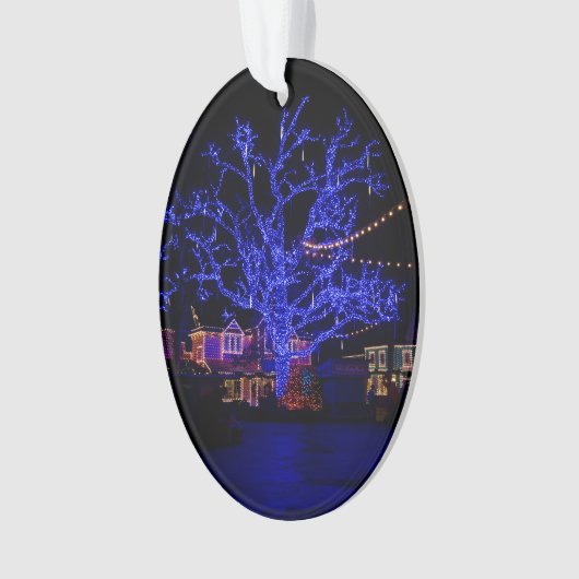 Der blaue Baum Ornament (Vorderseite)