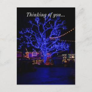 Der blaue Baum Postkarte