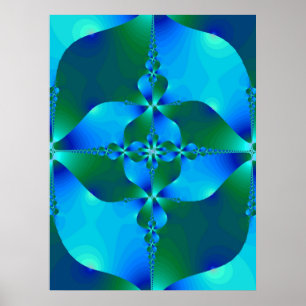 Der blaue Cello Poster