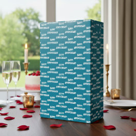 Der "Blaue Crush"-Jubiläum Geschenkpapier