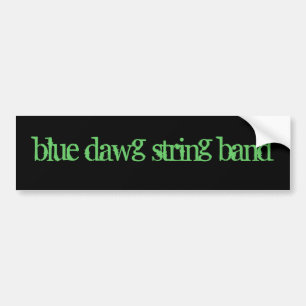 Der BLAUE DAWG SCHNUR-BAND Autoaufkleber