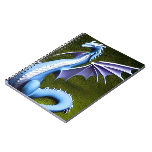 Der blaue Drache Notizblock (Linke Seite)