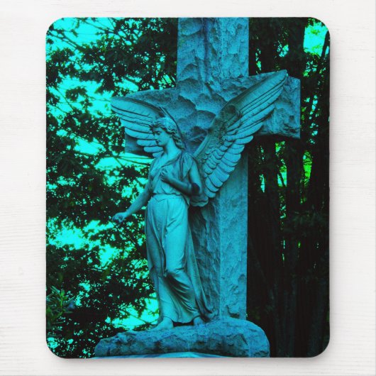 Der Blaue Engel und das Kreuz Mousepad (Vorne)