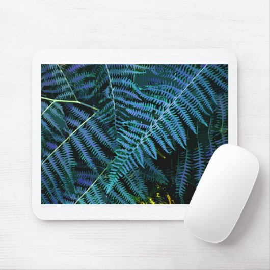 DER BLAUE FARN MOUSEPAD (Mit Mouse)