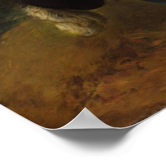 Der blaue Junge Poster (Ecke)