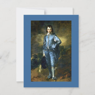 Der Blaue Junge von Thomas Gainsborough Postkarte