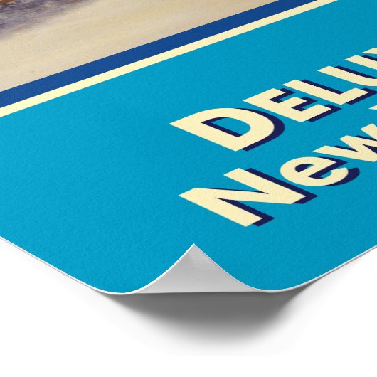 Der blaue Komet Poster (Ecke)