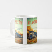 Der blaue Komet-Zug Kaffeetasse (Vorderseite Links)