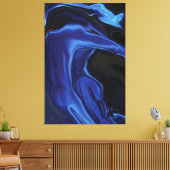 Der blaue Kuss Leinwanddruck (Insitu (Wohnzimmer))