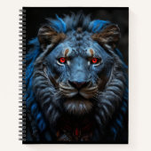 der blaue Löwe Notizblock (Vorderseite)