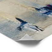 Der blaue Markt Poster (Ecke)