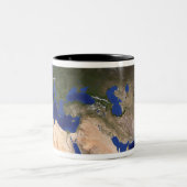 Der Blaue Marmor der nächsten Generation Erde 2 Zweifarbige Tasse (Mittel)