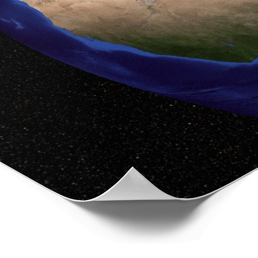 Der Blaue Marmor der nächsten Generation Erde 3 Poster (Ecke)