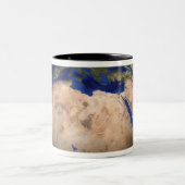 Der Blaue Marmor der nächsten Generation Erde 3 Zweifarbige Tasse (Mittel)