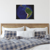 Der Blaue Marmor der nächsten Generation Erde 8 Leinwanddruck (Insitu (Schlafzimmer))