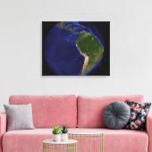 Der Blaue Marmor der nächsten Generation Erde 8 Leinwanddruck (Insitu (Wohnzimmer))