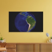Der Blaue Marmor der nächsten Generation Erde 8 Leinwanddruck (Insitu (Wohnzimmer))