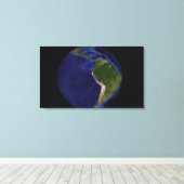 Der Blaue Marmor der nächsten Generation Erde 8 Leinwanddruck (Insitu (Holzboden))
