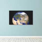 Der Blaue Marmor der nächsten Generation Erde Leinwanddruck (Insitu (Holzboden))