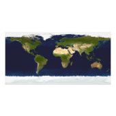 Der blaue Marmor Fotodruck (Vorne)