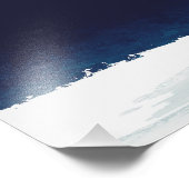 Der blaue Marmor Fotodruck (Ecke)