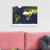 Der blaue Marmor Leinwanddruck (Insitu (Wohnzimmer))