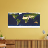 Der blaue Marmor Leinwanddruck (Insitu (Wohnzimmer))