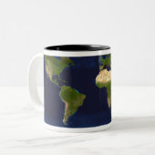 Der blaue Marmor Zweifarbige Tasse (Vorderseite Links)