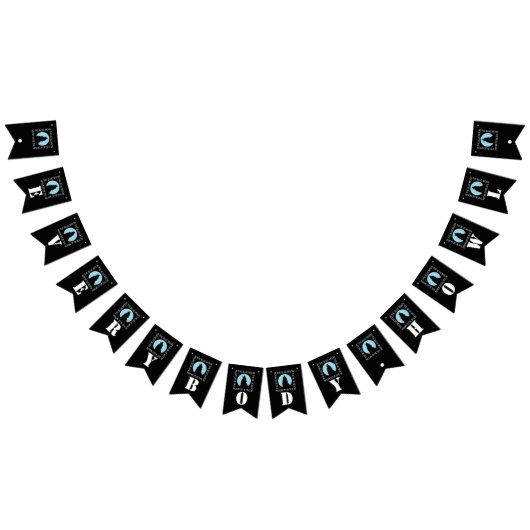 Der blaue Mond, alle jagen Wimpelkette (Alle)