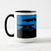 Der blaue Moon Cup Tasse (Links)