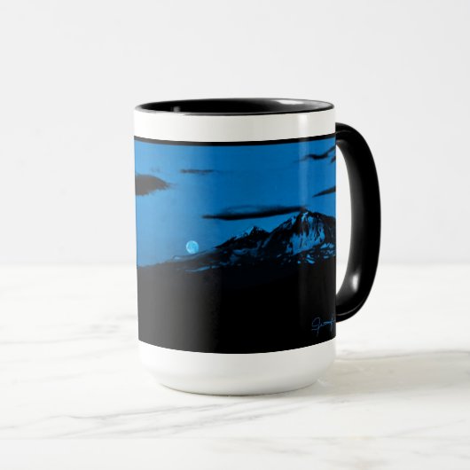 Der blaue Moon Cup Tasse (VorderseiteRechts)