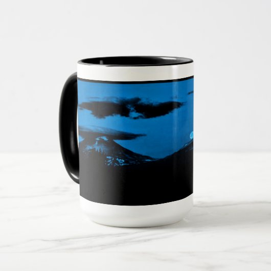 Der blaue Moon Cup Tasse (Vorderseite Links)