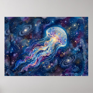 Der Blaue Nebel von Spirit Song Wandkunst Poster