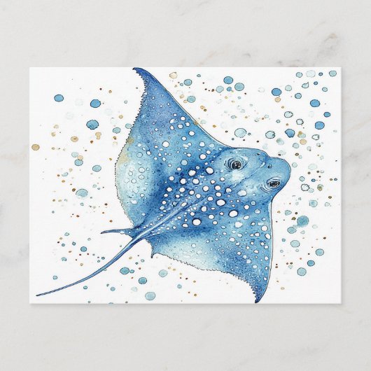 Der blaue Ray Postkarte (Vorderseite)